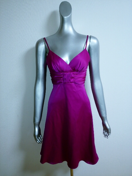 スタイル抜群シカゴで購入華やかピンクワンピース7号、36サイズ拍卖