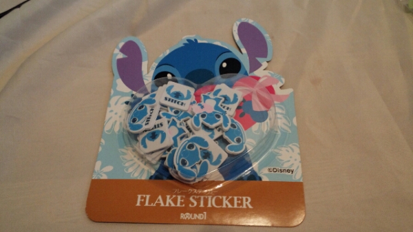 非売品【スティッチ・フレークステッカー】ラウンド1~未開封~拍卖