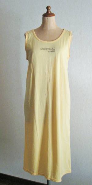 ◯新品 ★アンサンブル・ロングドレス+半袖上着 ☆Pas De Trois ★Mサイズ SPIRITUAL ポリエステル65 綿35 ★ルームウェアー(K)拍卖