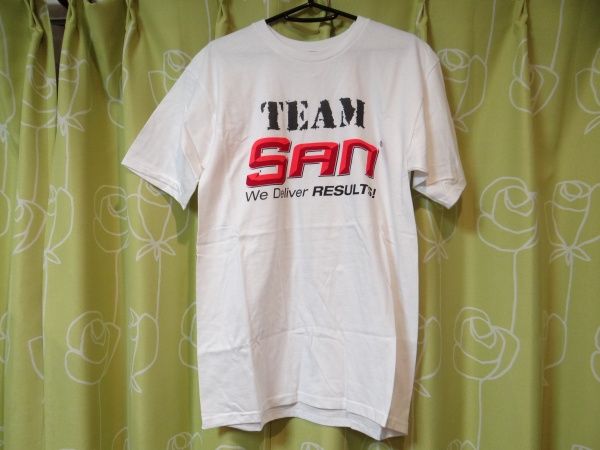 新品 非売品 TEAM SAN ボディビル Tシャツ Mサイズ ワークアウト トレーニング プロテイン サプリメント アメリカ企業拍卖