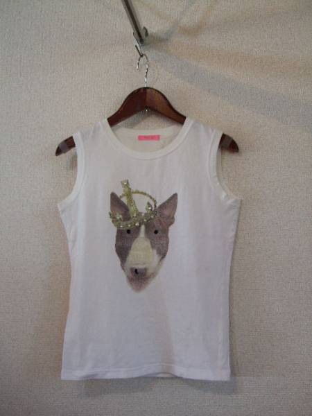 REVISITATION(アバハウス)白犬プリントタンクトップ(62214②)拍卖