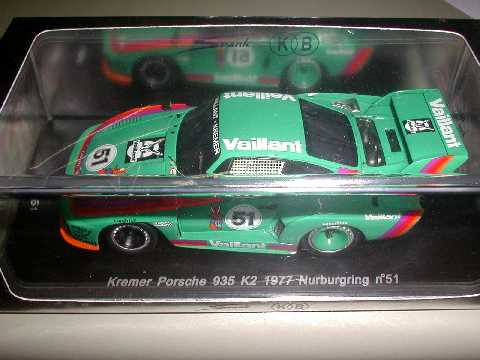 S.M 1/43 Kremer クレーマーPorsche ポルシェ935K2 NO51 ニュル 1977拍卖