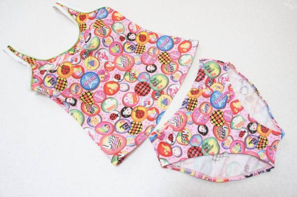 ●水着 7S●クリエイトファッション◆総柄*タンキニ*スイミング拍卖