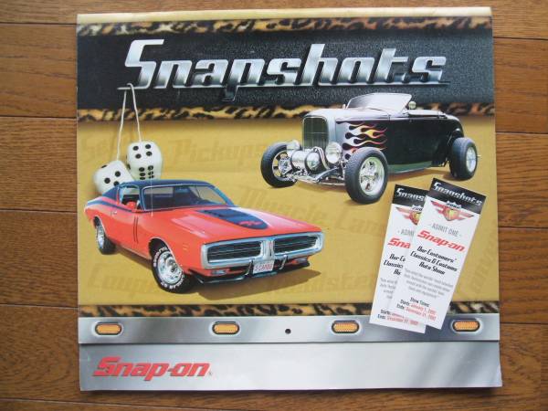 激レア Snap on 2002 カレンダー スナップ・オン アメ車 ホットロッド HOTROD カスタムカー拍卖