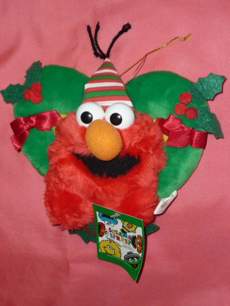 激レア!セサミストリート エルモ クリスマスぬいぐるみ(非売品)拍卖