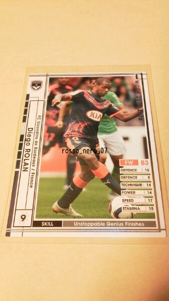 ☆WCCF2015-2016☆15-16☆白☆ディエゴ・ロラン☆FCジロンダン・ボルドー☆Diego Rolan☆FC Girondins de Bordeaux☆拍卖