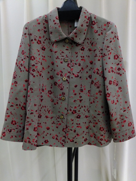 86 毛絹混紡プリント地を別誂えしました サイズはLです拍卖