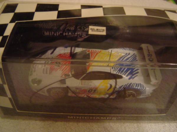 1/43 MINICHAMPS 1998年デイトナ ポルシェ911GT1#01 ミューラー サイン入拍卖