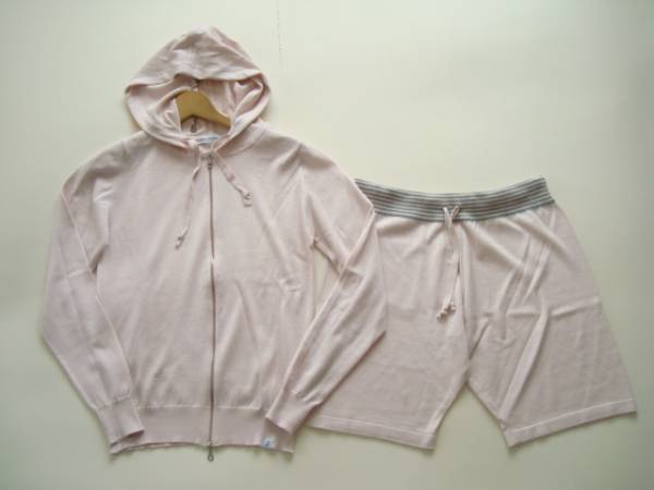 JOHN SMEDLEY コットンセットアップ sizeXS S パーカー拍卖
