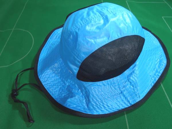 ▲ラフマ lafuma 軽量 つば広 ポリエステル ソフト ハット スカイブルー 美品!!!▲拍卖