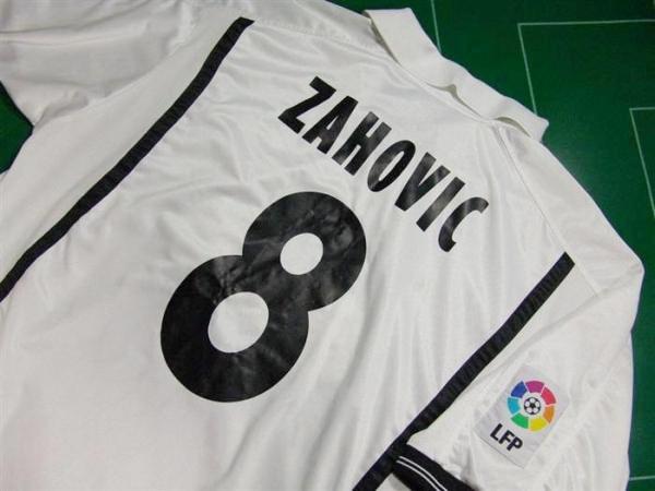 ■正規品 Nike 00-01 TERRAMiTICA バレンシア 魔法の左足 スロベニア代表 #8 ザホビッチ 半袖 XXL !!!■拍卖