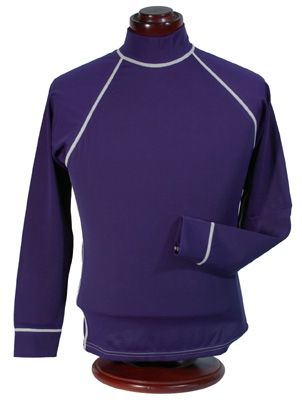 【新入荷】国産起毛長袖ラッシュガード◇ネイビー◆3Lサイズ拍卖