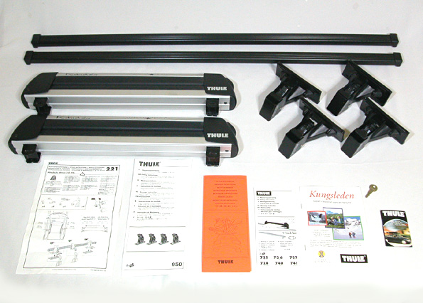 THULE/スキー・ボードキャリア/アタッチメント&フット バー付/管NVEQ拍卖