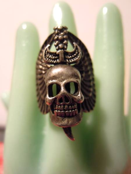 ビンテージ G&S スカル リング hotrod ドクロ ナチス ハーレー拍卖