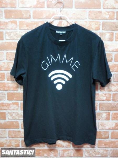 送料込・USED サンタスティック SANTASTIC! プリント半袖Tシャツ Mサイズ拍卖