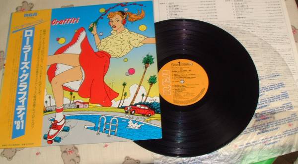 送料最安 \660:LPレコード盤 ローラーズ・グラフィティ '81 オリジナル 14曲拍卖