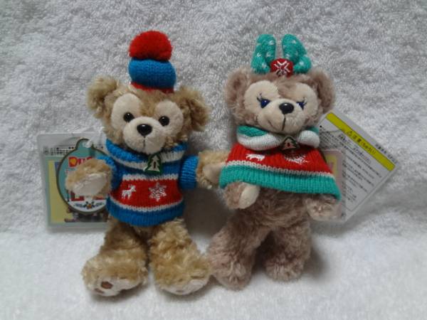 TDSヌイグルミバッジ ダッフィー・シェリーメイクリスマス2011拍卖