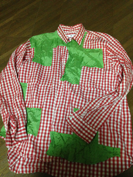 値下げ!コムデギャルソン シャツ フランス製 s ヨージ ジュンヤ プリュス オム パッチワーク ギンガムチェック 青山 pool ヒロシ sacai拍卖
