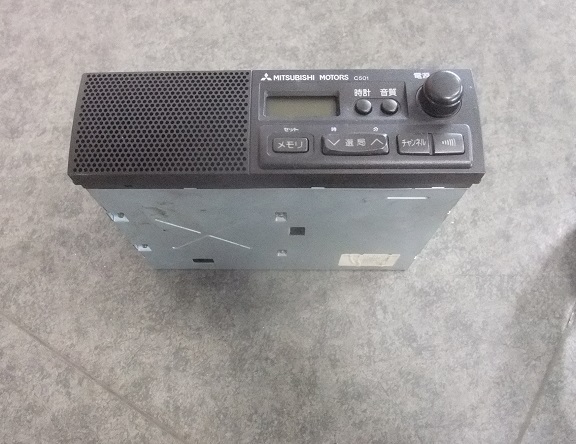 三菱ミニキャブU42Tミツビシ純正チューナーU41Tラジオ1DINデッキ拍卖