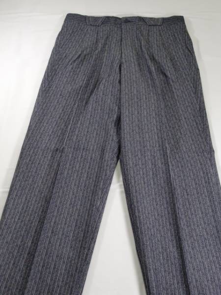 ★☆ 73 ツータック パンツ 新品 秋冬 鼠杉綾 日本製 ☆★拍卖