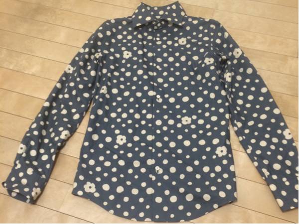 1piu1uguale3 ドットシャツ 4 m シャツ ブルゾン 青 白 完売 ニット 黒 レザー ジャケット コート拍卖