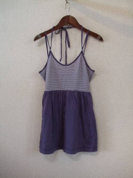 Champion紫ホルターネックキャミソール(USED)80414拍卖