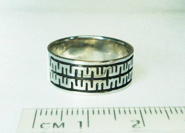 SR702指輪シルバー925刻リング15.5号シンプル拍卖