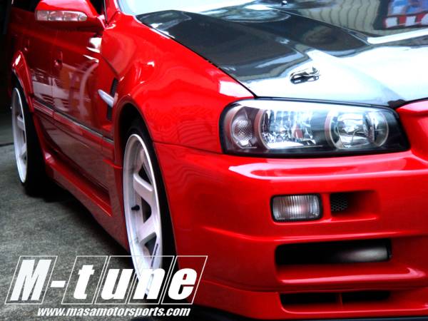 WGNC34ステージア スカイラインGT-R 変換DIYフェンダー260RSオーテック対応 FRPワイドフェンダー スカイラインワゴン MASAモータースポーツ拍卖
