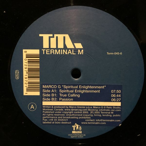 Marco G / Spiritual Enlightenment拍卖