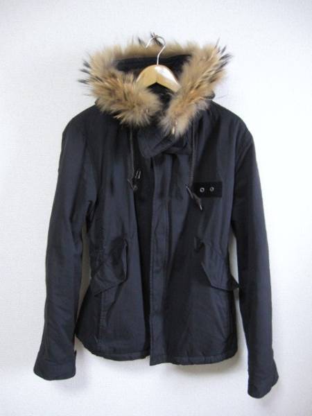 □RAGEBLUE/レイジブルー モッズコート/メンズ・L☆黒/HARE拍卖