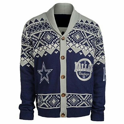 新品 NFL COWBOYS カウボーイズ ブロックカーディガン M 稀少 拍卖