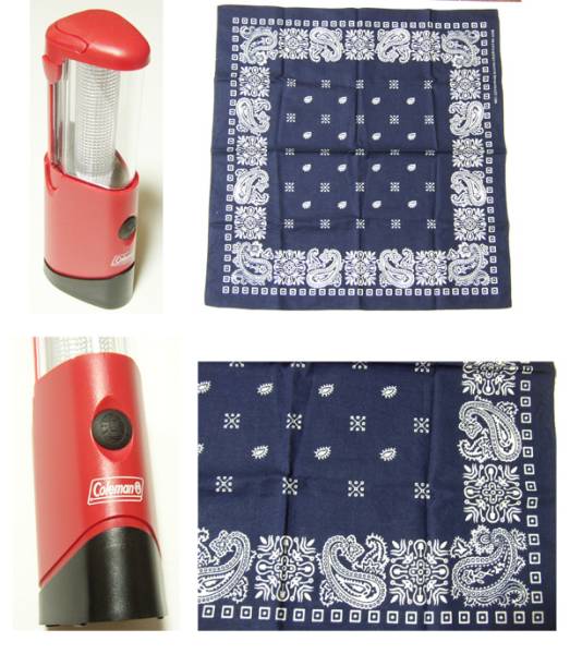 ● 未使用 コールマン Coleman ライト 赤/OUTDOOR/ランタン/アウトドア/バンダナ/西海岸/ランプ/拍卖