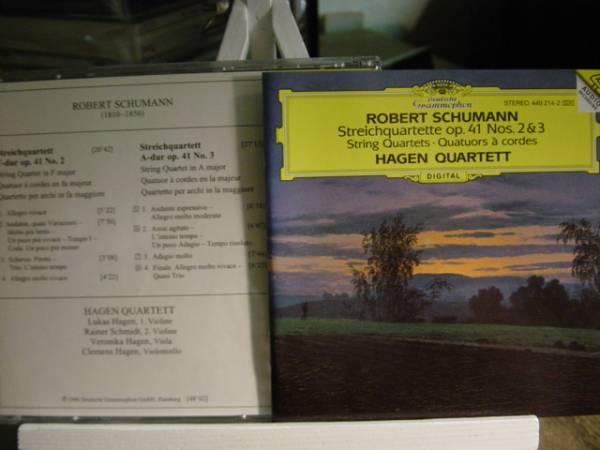 CD シューマン ハーゲン・カルテット 輸入拍卖