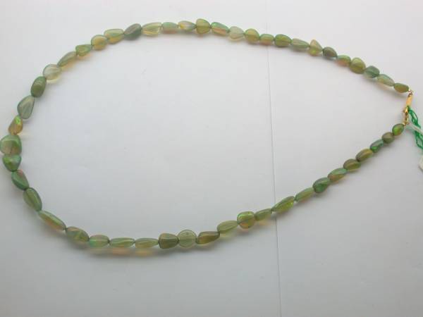 k18天然ブラックオパールネックレス(新品の本物)拍卖