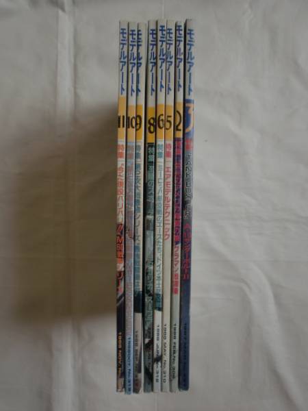 モデルアート 1987年分1冊+1988年分7冊 送料無料拍卖