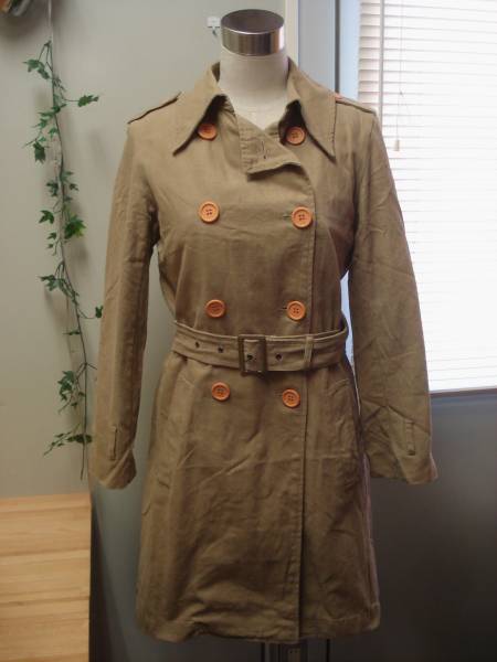 Trans Work トランスワーク☆ライナー付コットン トレンチコート拍卖