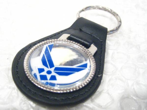 【Spiral】アメリカ空軍(USA air force) 本皮キーホルダーS 新品/拍卖