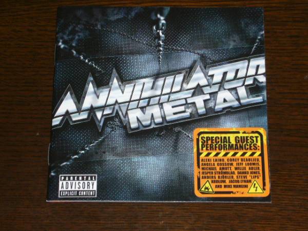 輸入盤 アナイアレイター ANNIHILATOR /Metal拍卖