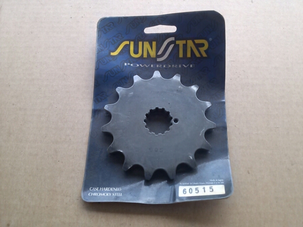 サンスター SUNSTAR フロントスプロケット 15T 630 スチール拍卖
