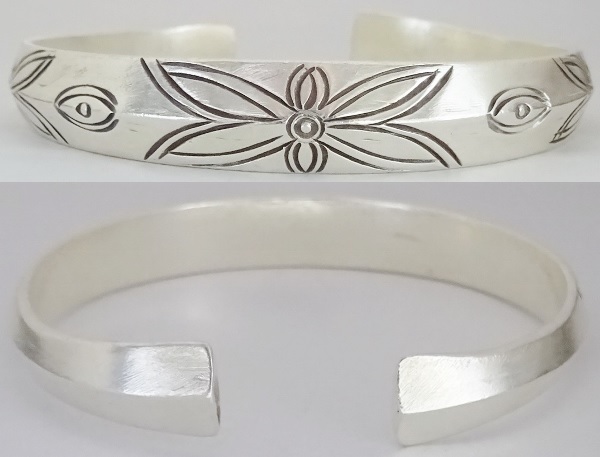 ◆カレン族シルバーバングル 未来◆【15nv05】拍卖