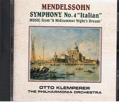 CD クレンペラー/メンデルスゾーン:イタリア・真夏の夜の夢拍卖