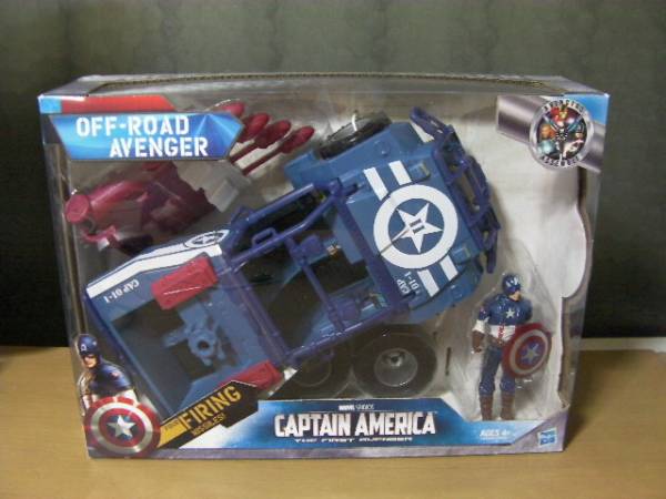 未開封 3.75 インチ キャプテンアメリカ 乗り物 箱痛み 検索 マーベルユニバース 車 アベンジャーズ拍卖