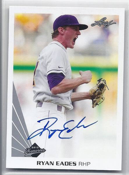 2013 Leaf Memories Ryan Eades Auto拍卖