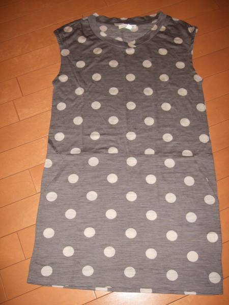 美品HUMAN WOMAN水玉カットワンピースM拍卖