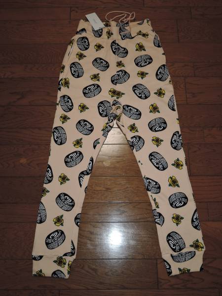 新品 JOYRICH ジョイリッチ スウェット パンツ S 花柄タイヤ 定価14800円拍卖