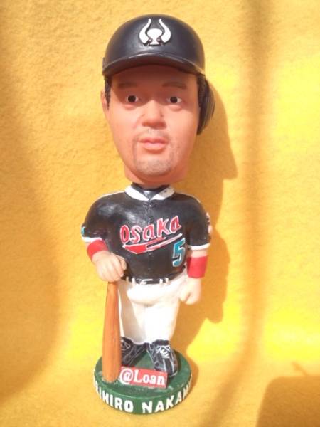 中村紀洋 像 フィギュア 首ふり人形 なかむらのりひろ 野球選手 グッズ拍卖