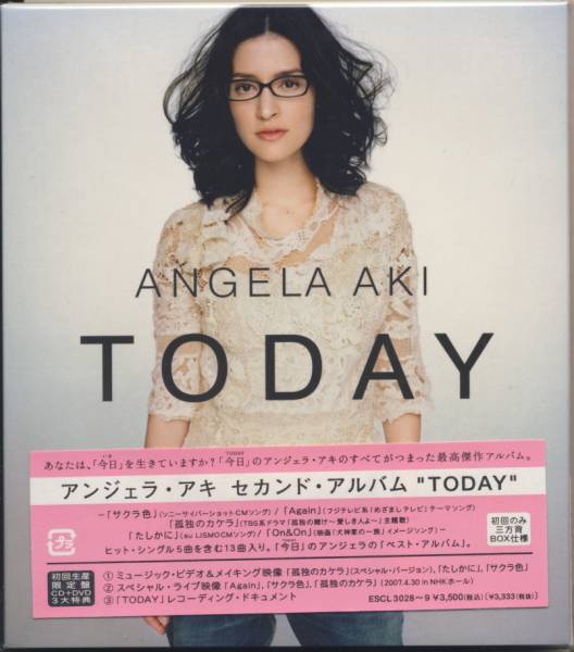 CD+DVD アンジェラ・アキ TODAY 初回盤拍卖