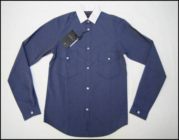 新品 Ben Sherman ベンシャーマン クレリックシャツ拍卖