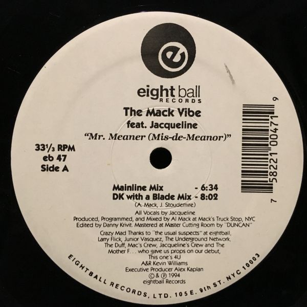 The Mack Vibe Feat. Jacqueline / Mr. Meaner拍卖
