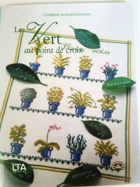 手芸図案 ■ARTBOOK_OUTLET■ S2-051 ★ 送料無料!刺繍 フランス LTA グリーンのクロスステッチ CROSS STITCH POINT DE CROIX 当店輸入品拍卖